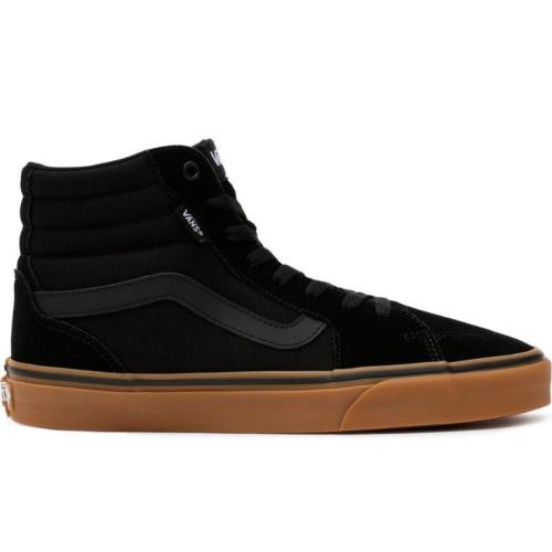 Zapatillas Bota Vans Filmore HI Suede Canvas Negro/Marrón 1